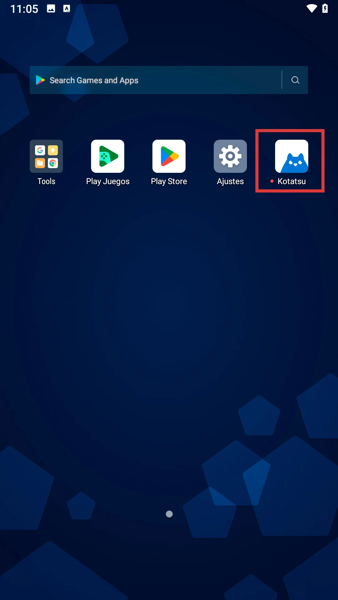 Paso 6 - Abrir aplicación Kotatsu